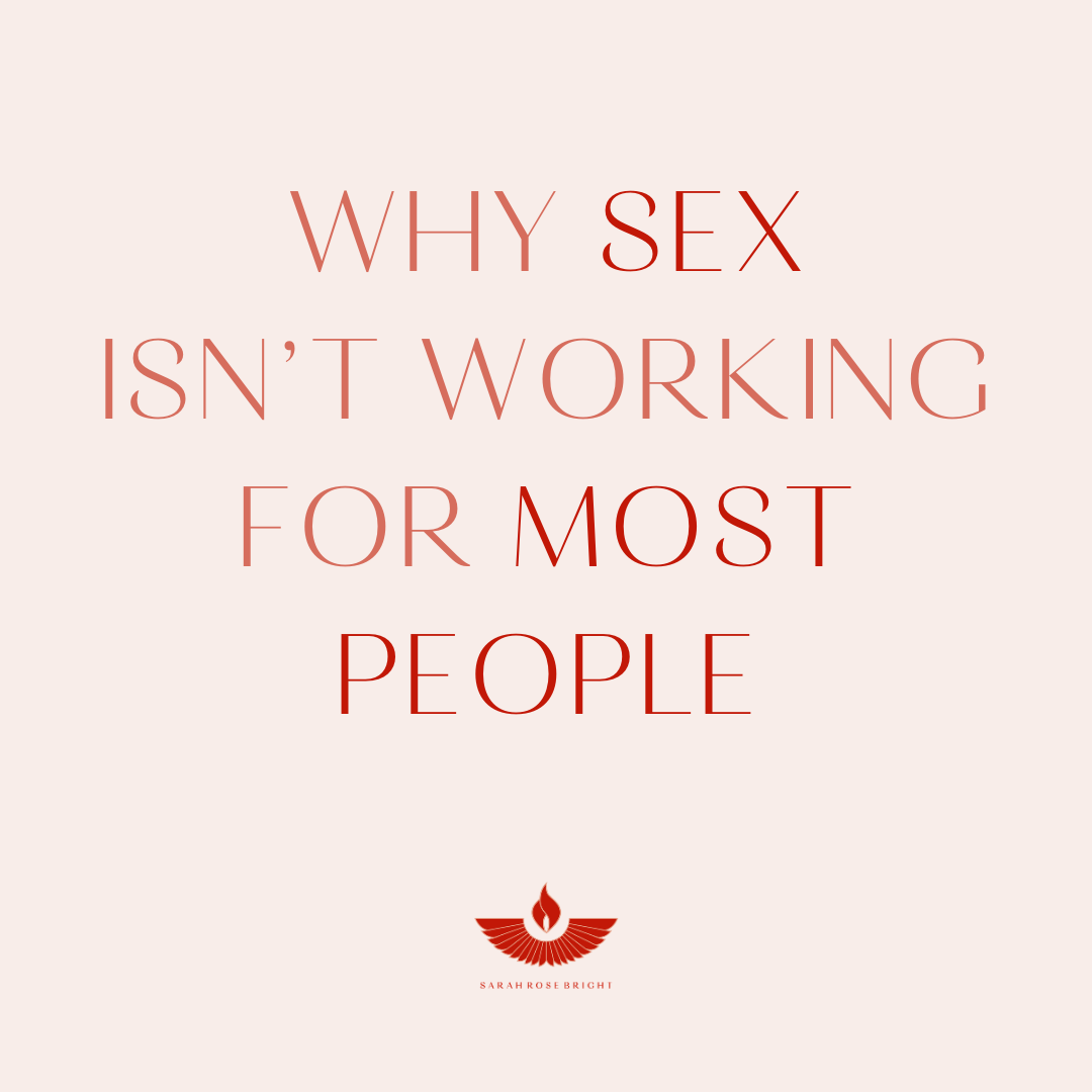 Why sex isn’t working for most people, by Graeme Waterfield